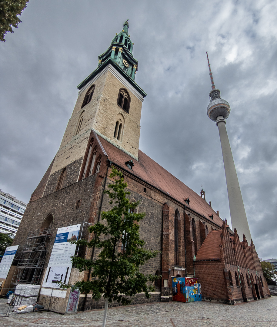 Marienkirche und Fernsehturm