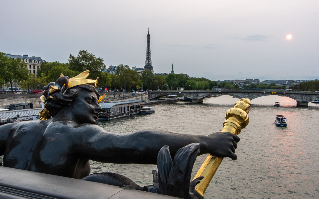 La Seine vue du pont Alexandre III